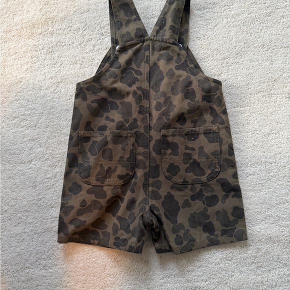 Carhartt Kids Brown Camo Overalls 2T - Picture 2 of 3